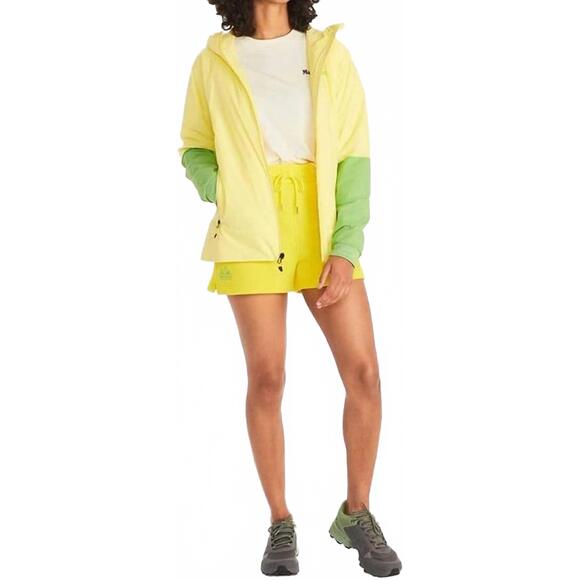 NEW MARMOT novus lt hybrid insulated hoodie in yellow display picture 1